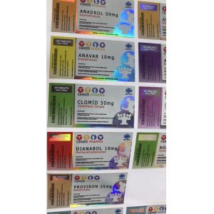 2.5 Mil 10ml Oil Custom Vial Labels Glass Packaging Rolls UV Protection