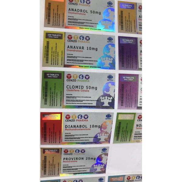 2.5 Mil 10ml Oil Custom Vial Labels Glass Packaging Rolls UV Protection
