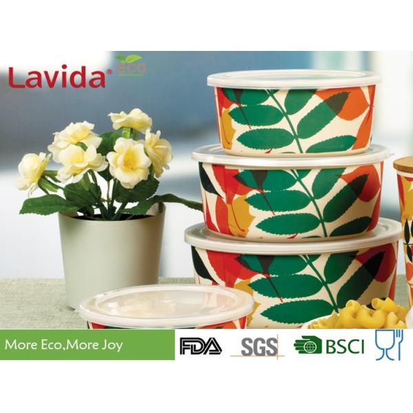 Mixed Color Bamboo Fiber Waterproof Storage Box Complied With International Regulations