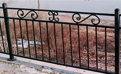Contemporary Ornamental Balcony Railings Cast Iron Handrails For Stairs