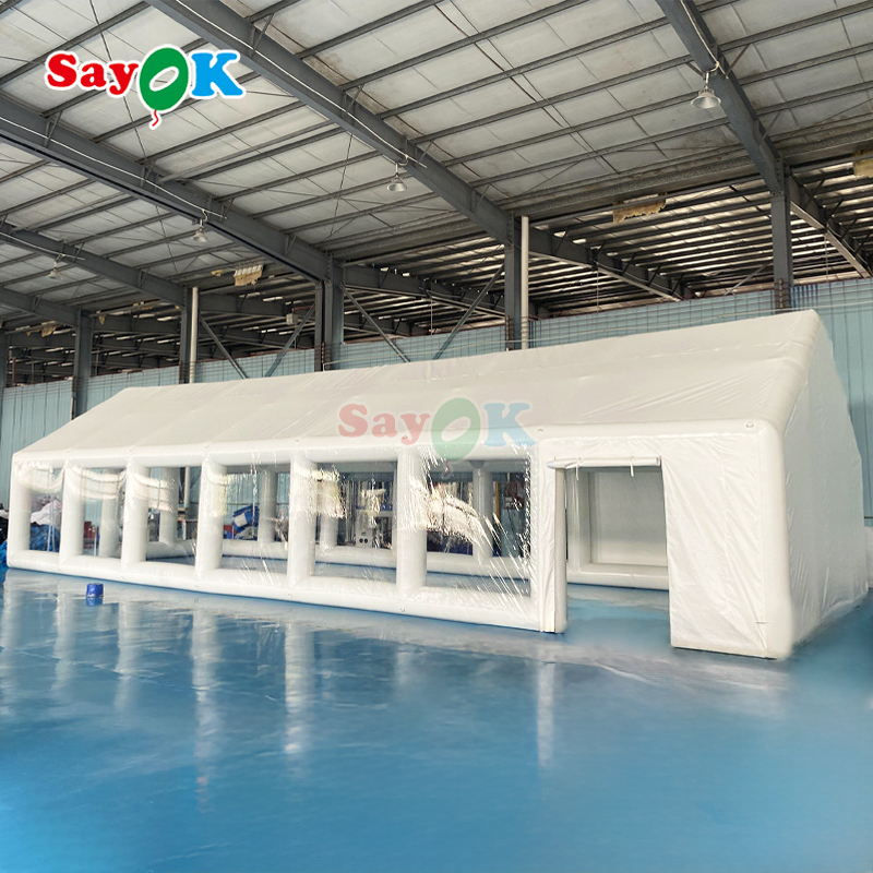 Weather-resistant Commercial Inflatable Pool Cover PVC Tent for Outdoor Event