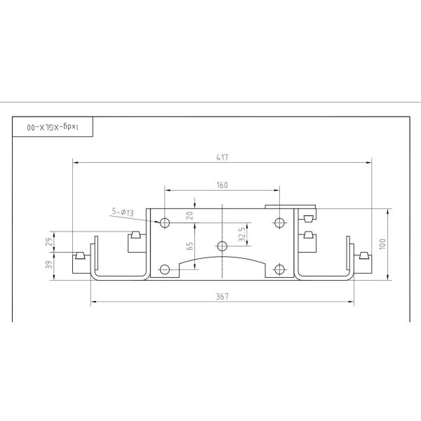 Stenter Machine Parts Monforts Track 6 Chambers 8 Chambers Stenter Railway Bring Cylinder Tensioner