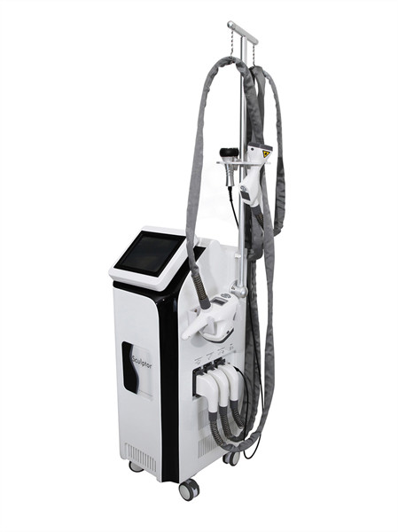 1 a 5MHz 6 en 1 cuerpo de máquina de la cavitación del vacío 40K que adelgaza, rodillo del vacío que adelgaza la máquina