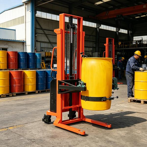 2.5m Semi Electric Manual Hydraulic Drum Lifter Rotator Stacker OEM