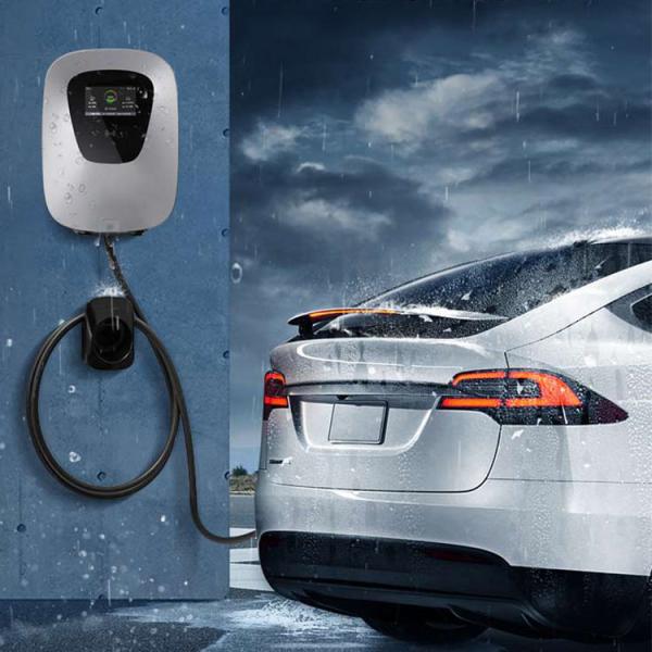 Ev 7.2 Kw 7kw Ac Single Phase Home Charger Wall Box J1772 Wall Mount Gbt Type 1 Type 2