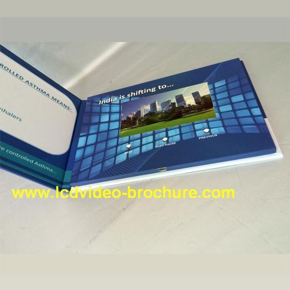 Full Format Video Lcd Post Card Wedding Invitation Card For Brother'S Marriage