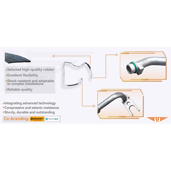 Xsara 6460.A1 Car AC Suction Pipe For 99-09 Citroen Peugeot 206 1.6L