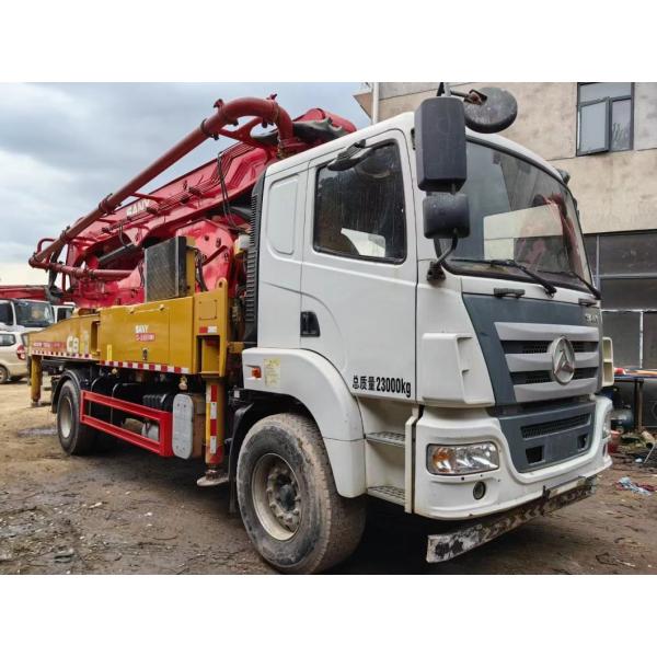 Hydraulic Machining Process 2020 Used 37m Concrete Pump Truck for Concrete Boom Pump