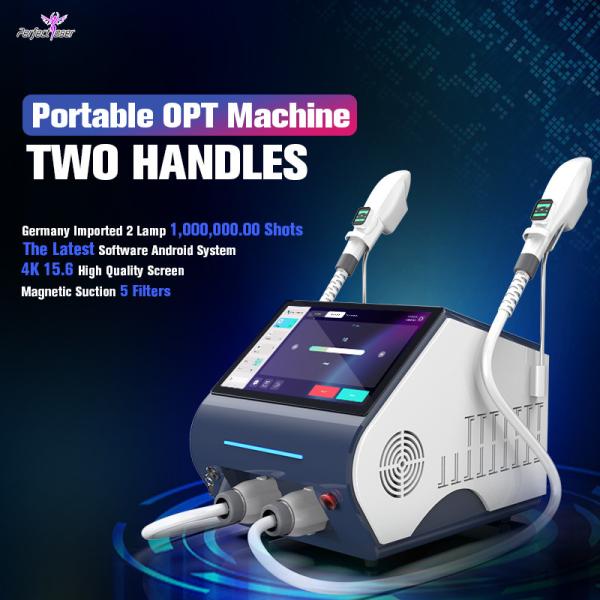 Máquina de depilação a laser IPL para tratamento de cicatrizes de acne Elight remoção de vasos sanguíneos