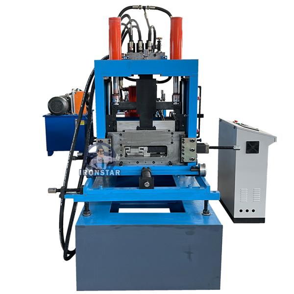Full Automatic CZ Purlin Roll Forming Machine | High Speed Steel CZ Channel Manufacturing Equipment