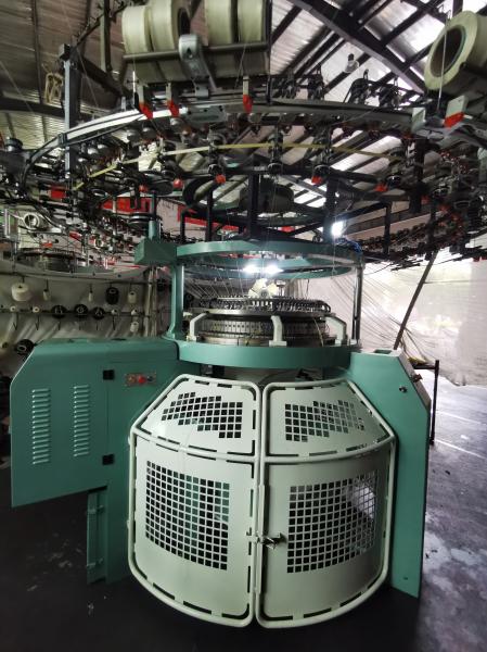Single Jersry 34inch Fleece Knitting Machine Circular 2.5T 5.5KW