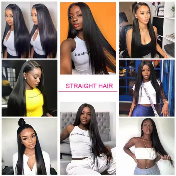 13x4HD Lace Front Wig Bone Straight Human Hair Wig PrePlucked