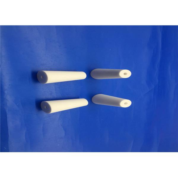 Ivory Ceramic Sandblasting Nozzle , Industrial Alumina Ceramic Suction Nozzle