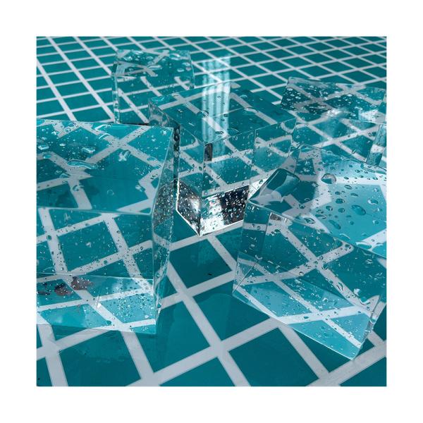 High Light Transmission 93% Acrylic Clear Sample Panels for Outdoor Family Swimming Pool