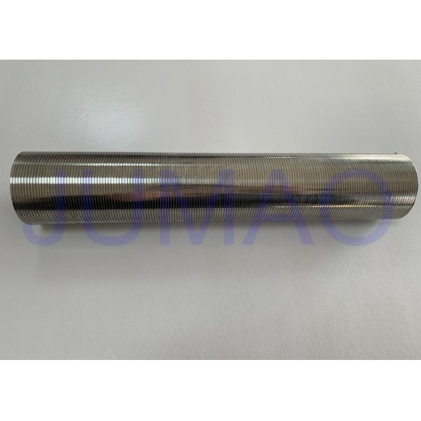 Good Dehydration Wedge Wire Screen Filter , SS Mesh Screen Water Filter Element