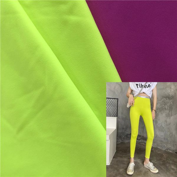 Quick Dry Fabric 85% Nylon 15% Spandex Yoga Pants Fabric