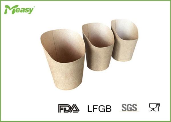 32oz / 12oz Printed Kraft Paper Cups , Food grade corrugated paper coffee cups