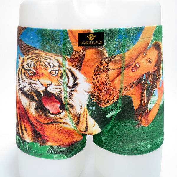 Brand Sexy Underwear Men Classic Print Cotton Spandex Underpants Mens cuecas Boxers Men's