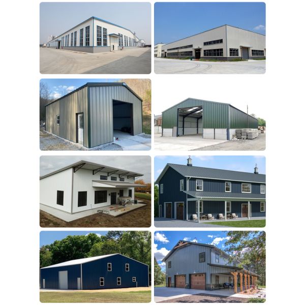 High Strength Steel Frame PEB Steel Building Multipurpose Pre Engineered Metal Building