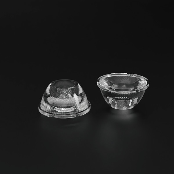 50° Wide Angle PMMA TIR Lens for Downlight with 93% Efficiency and Rohs Certification