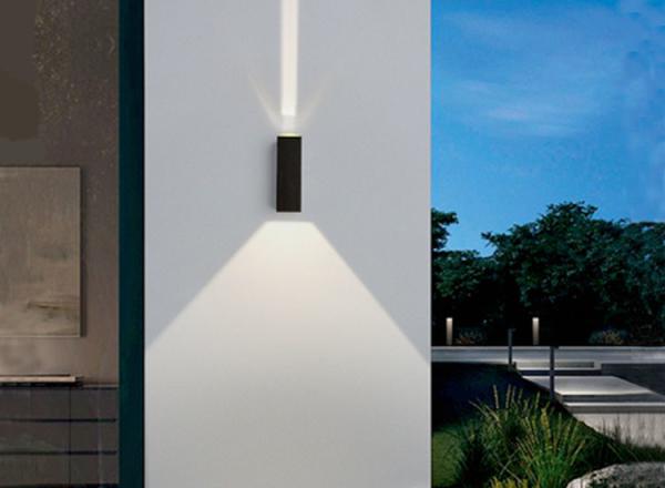 6W LED double-headed outdoor wall lights waterproof up and down lighting corridor balcony staircase courtyard wall