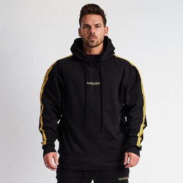 Sustainable  Sports Team Hoodies With Head Gym Running Suit Mens