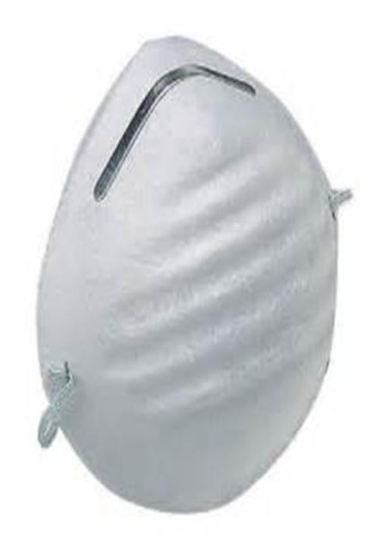 Non Toxic Nonwoven FFP2 Dust Mask 1 Ply Cup Shape Lightweight With Earloop