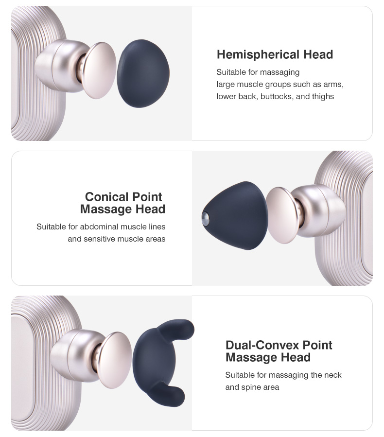 4 Speed Percussion Massage Gun Brushless Mini  Pocket Force Palm Size Massager Gun