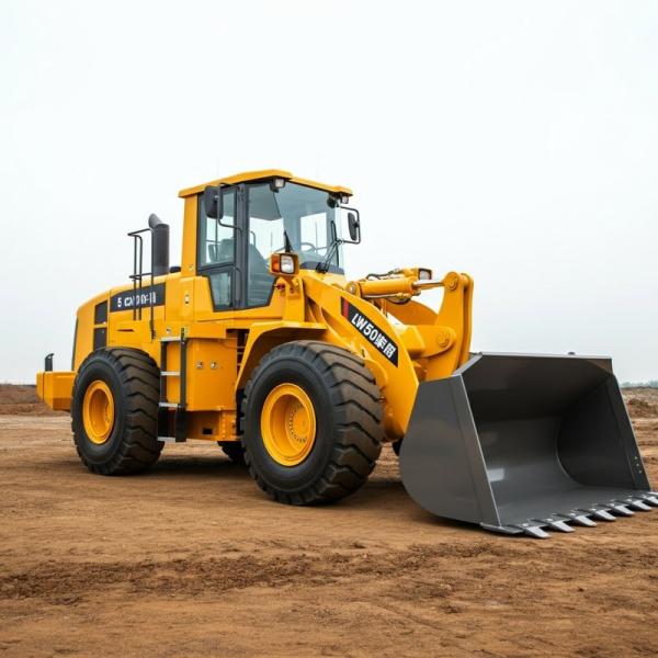 5 Ton Payloader LW500FN With WEICHAI Engine Mechanical Operation