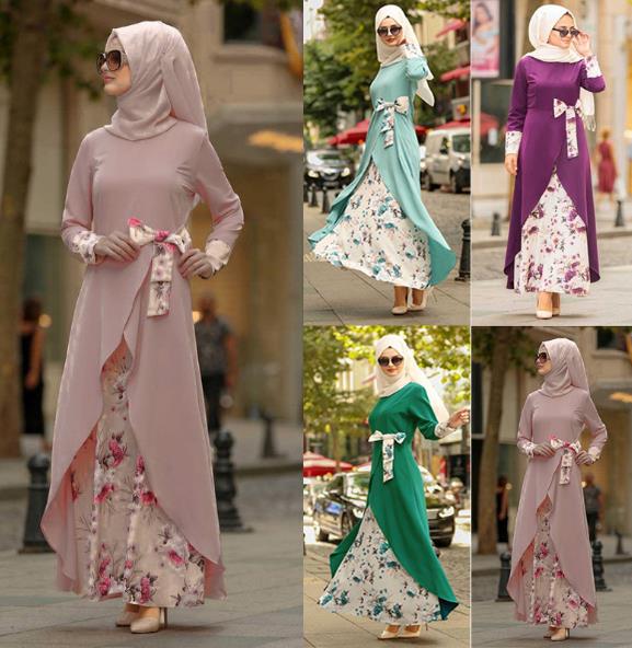 Стиля одежд Ближнего Востока изготовителя одежды небольшого количества платье рукава взрывно мусульманского национального ретро длинное