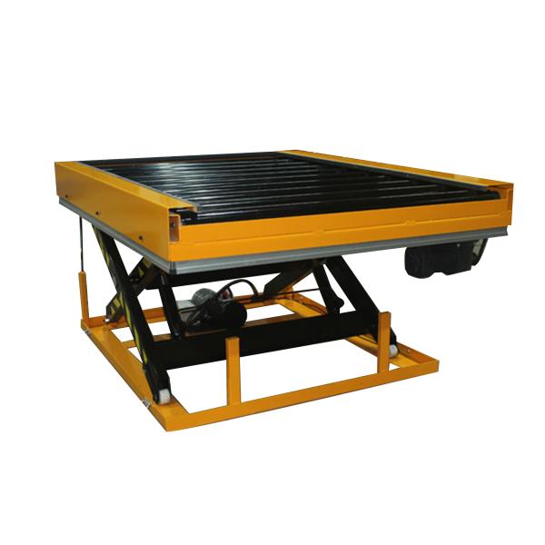 Емкость 1000×2200mm тележки 400kg таблицы подъема ролика транспортера электричес