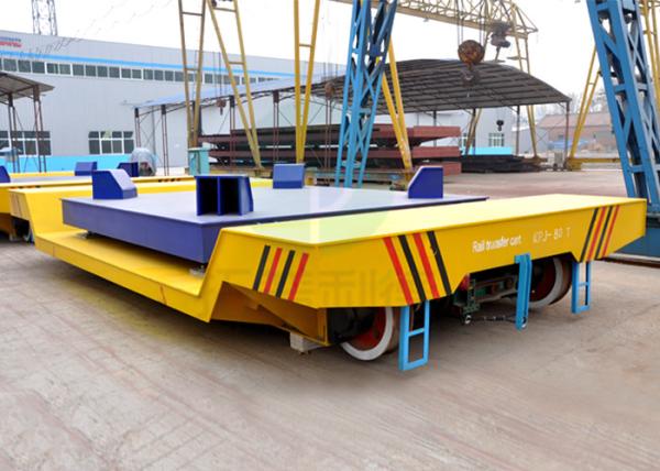 High Temperature Resistance Metal Ore Factory Rail Ladle Transfer Cart With Weighting Scale System
