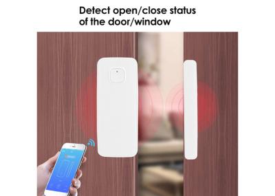 Sensor sem fio compatível com Alexa, casa da porta do alarme da segurança de Tuya do detector do sensor da janela da porta de WiFi de Google