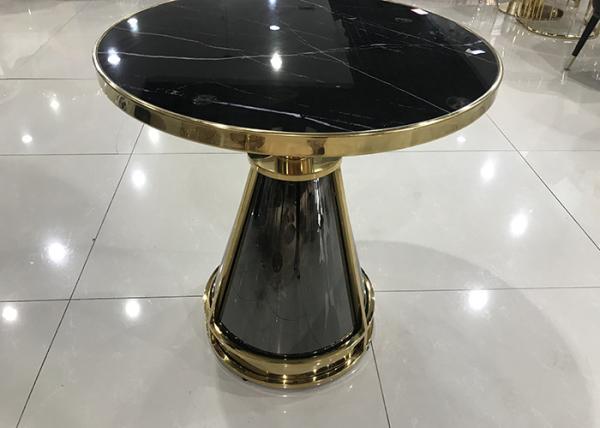 70cm Wrought Iron Glass Coffee Table