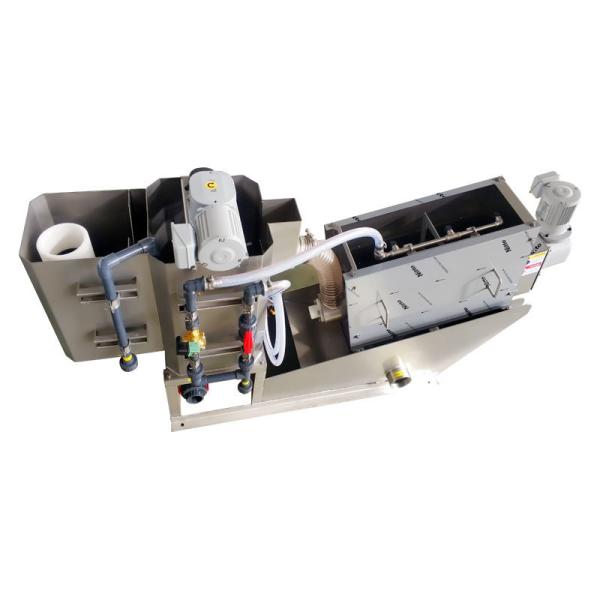 Mobile Screw Press Dewatering Machine For Food Industry Wastewater Treatment
