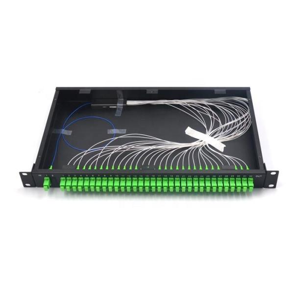 Оптический разделитель ODN Оптический PLC разделитель 1x32 с соединителем SC Tight Buffer PON XGPON