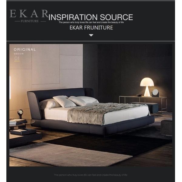 Bed Design Furniture Wooden Fabric 1.8M Bed ZZ-BD001