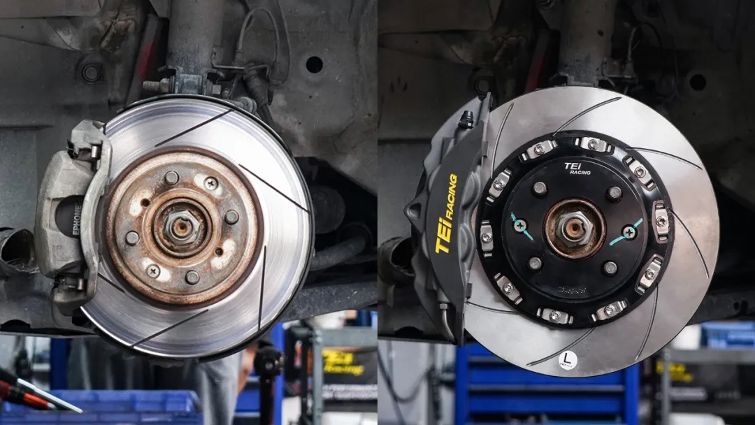 Передний большой тормозный комплект 4 поршневые калибр с 286x24мм ротором BBK автоматическая тормозная система для Honda Life 15 дюймовый автомобильный ободок