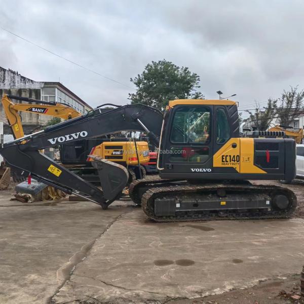 Подержанный Volvo 140 14 тонн Строительная техника Подержанный гидравлический полётчик Volvo 140 ec140 Экскаватор