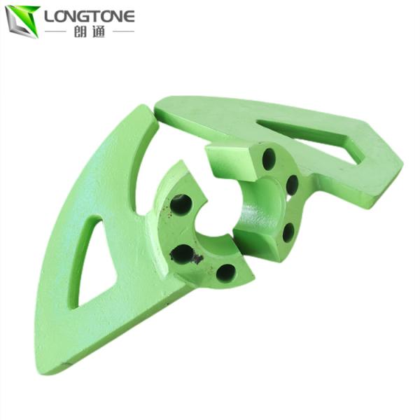 5.5 Inch Casting Iron Concrete Mixer Blade For Zoomlion Concrete Pump
