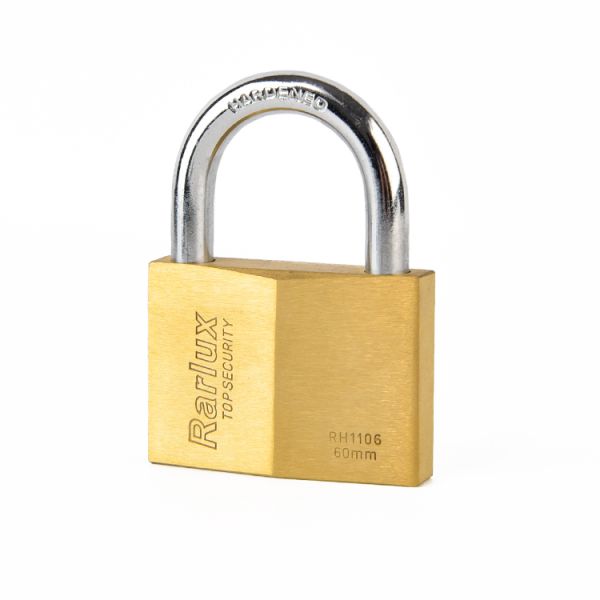Rarlux Top Security Solid Padlock 3 Nickel-plated Keys Brass Padlock