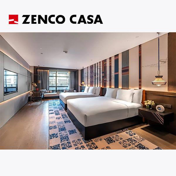 Этнические особенности Мебель гостиничной спальни, включая двуспальную кровать