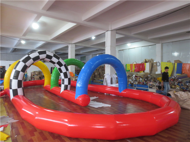 Custom Inflatable Bumper Car Track Portable Game Arena for Carnival Activities Shopping Mall Events Kids Entertainment Centers and Rental Business Use