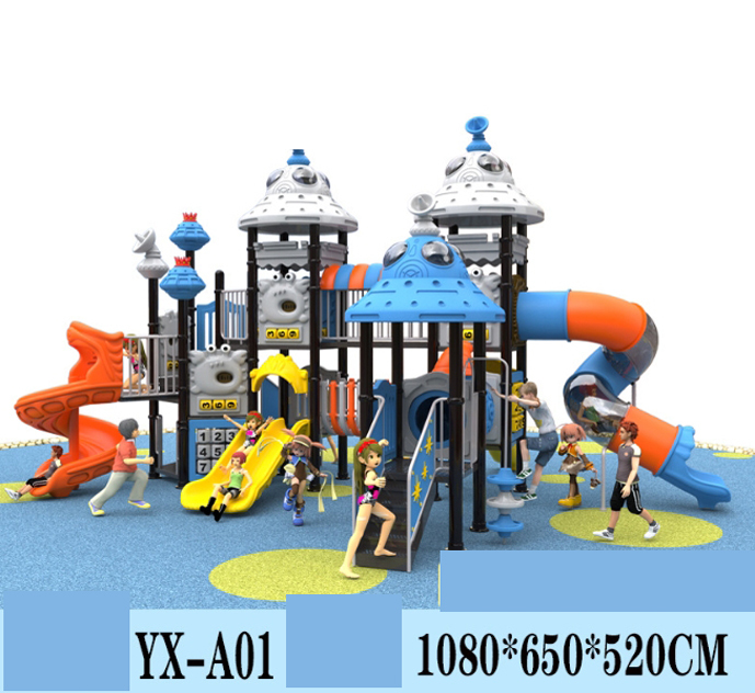 High-quality LLDPE plastic galvanized steel outdoor  children's playground equipment kindergarten at a competitive cost 
