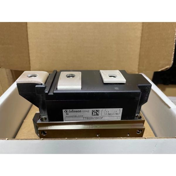 TT600N16KOF 1600V 600A Dual Thyristor Module Low VF 1.32V High Surge 21kA Pressure Contact Technology Isolated Baseplate Trench Gate UL Certified for Soft Starters and Rectifiers