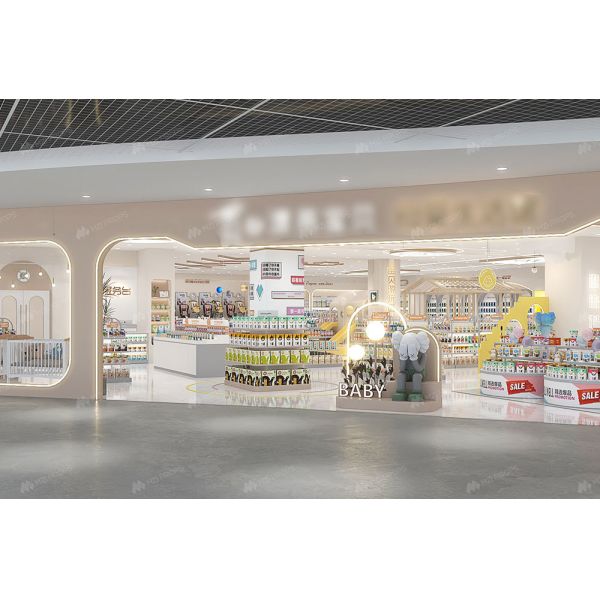 BBC016 Multi-Functional Baby Shoe Display Shelves For Baby Shop Design for Maternity Shop Furniture