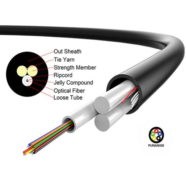 ASU Fiber Optic Cable (GYFFY) 12 Core 120m Span Cable