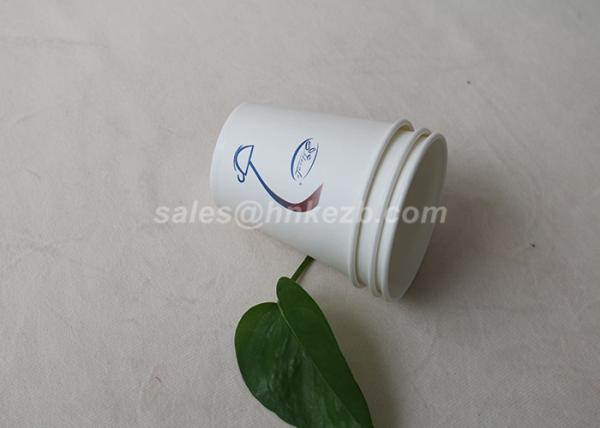 Eco Friendly Biodegradable Disposable Paper Cups For Drinking Water / Tea
