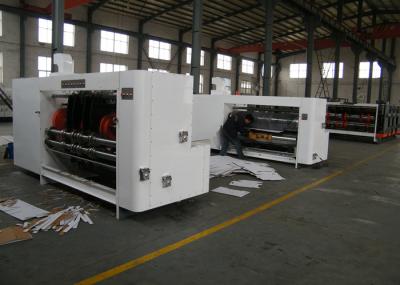 Printer Slotter Die Cutter / Cardboard Box Cutting Machine 120pcs / Min Speed