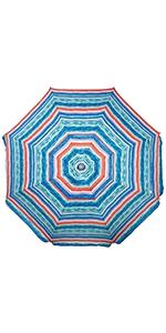 Portable Beach Umbrella With Sand Anchor, Tilt Pole, Carry Bag, Air Vent, Heavy Duty Wind Portable